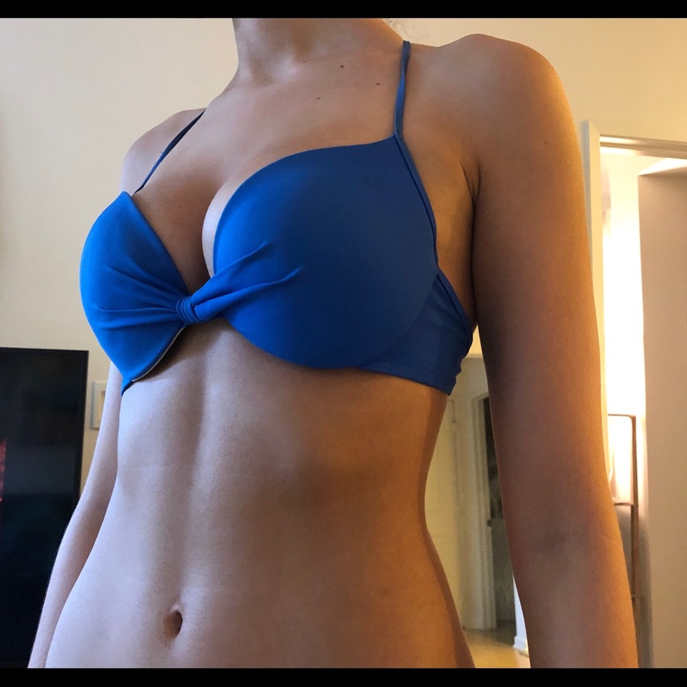 Victoria’s Secret Pink Royal Blue Bikini Top